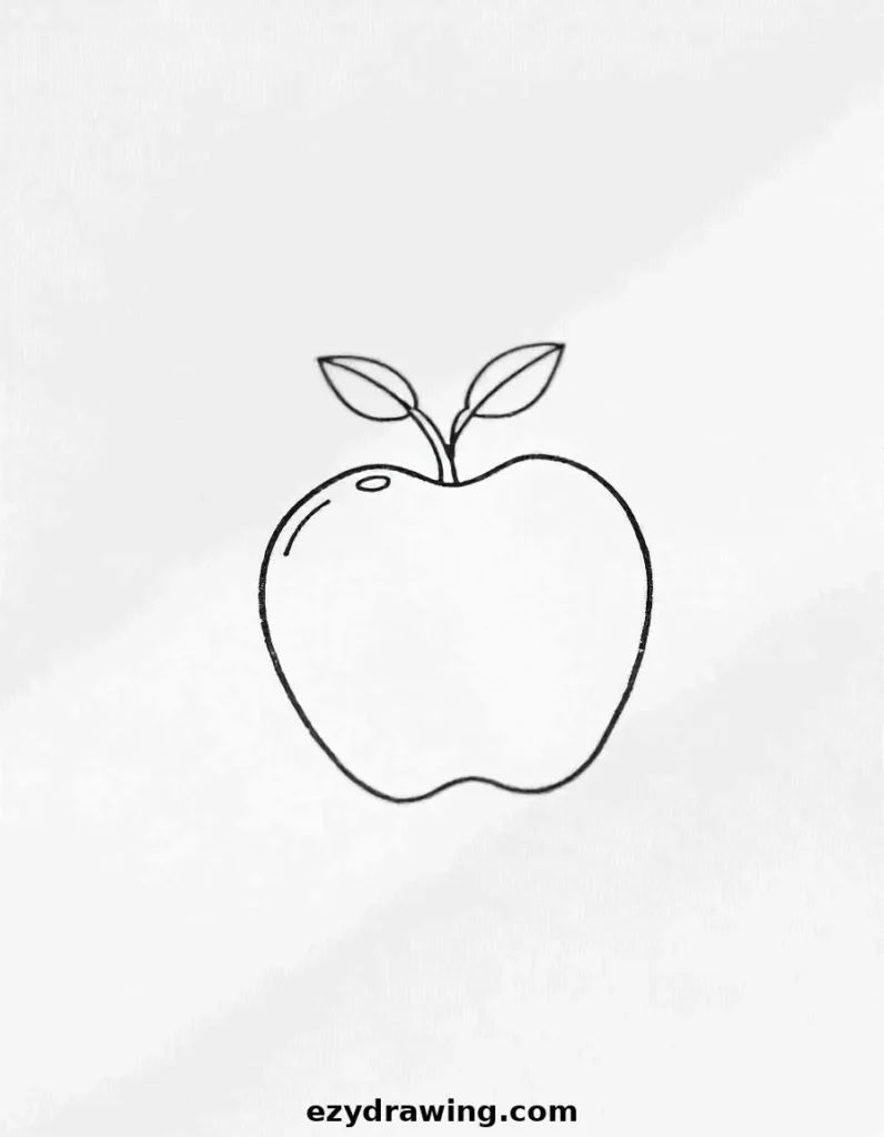 Apple with a heart-shaped seed design, perfect for creative art
