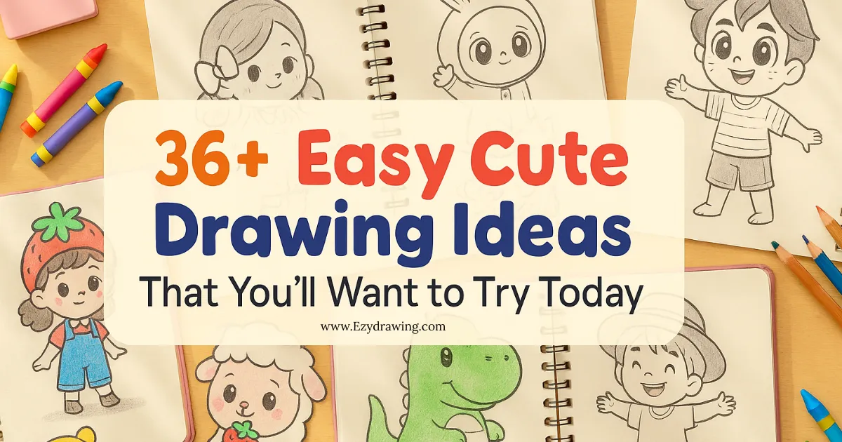 36+ Easy Cute Drawing Ideas That You’ll Want to Try Today
