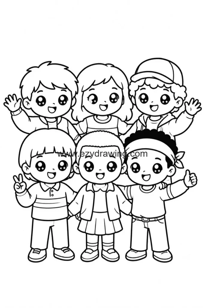 All Friends Together Group Portrait 1