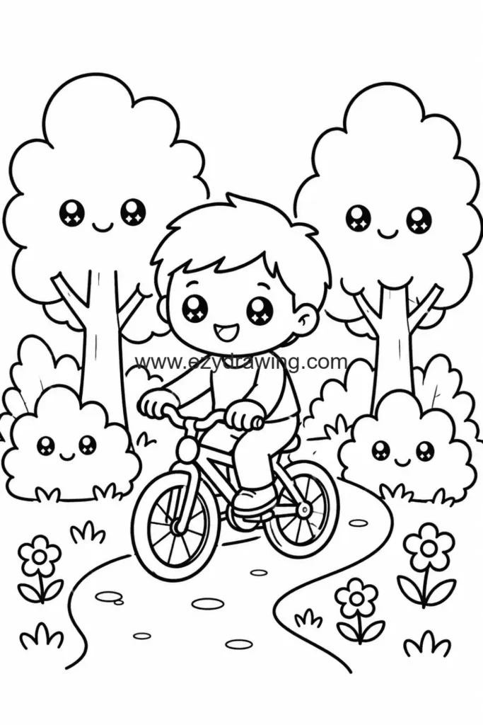 Bike Riding through the Forest 1