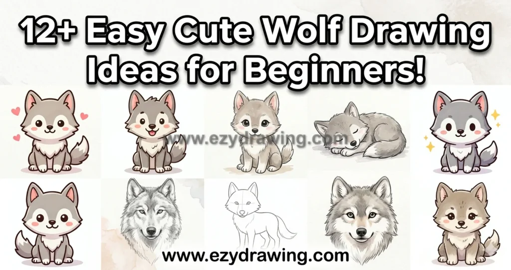 Wolf Drawing Ideas