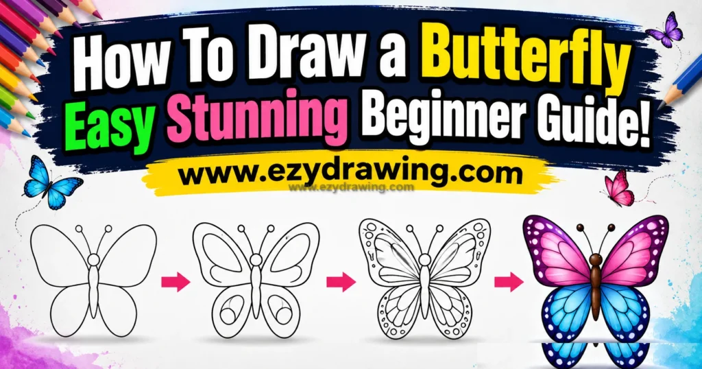 How To Draw a Butterfly Easy Stunning Beginner Guide 13 How To Draw a Butterfly Easy Stunning Beginner Guide